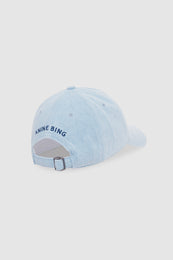 ANINE BING Jeremy Baseball Cap - Lucid Blue - back view