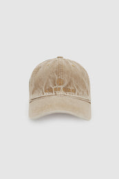 ANINE BING Jeremy Baseball Cap - Butter Yellow - front view