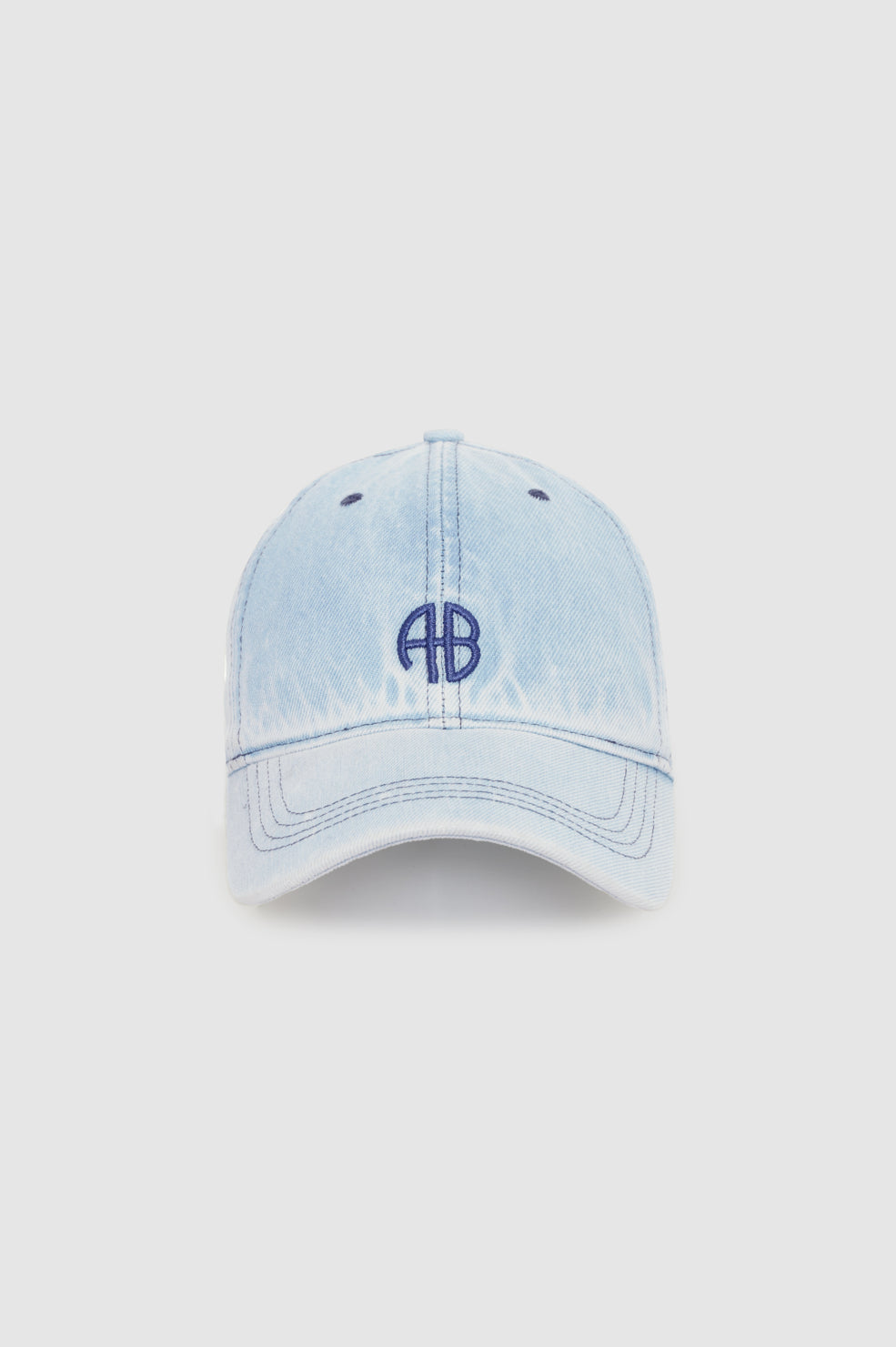 ANINE BING Jeremy Baseball Cap - Lucid Blue - front view