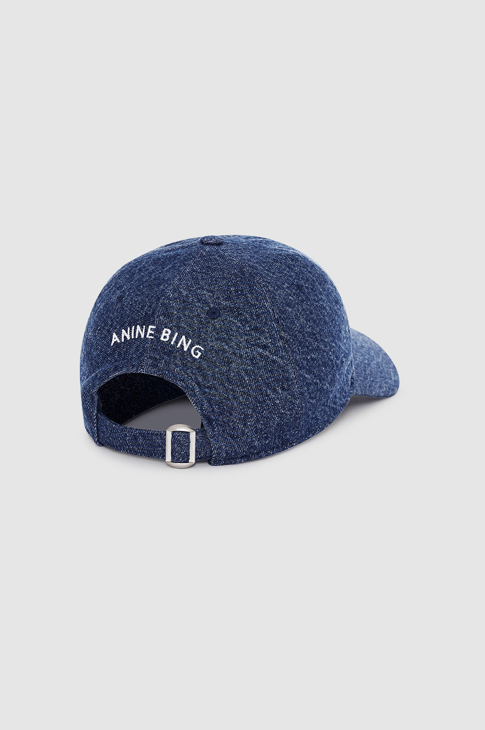 ANINE BING Jeremy Baseball Cap Ab - Clean Indigo - Back View
