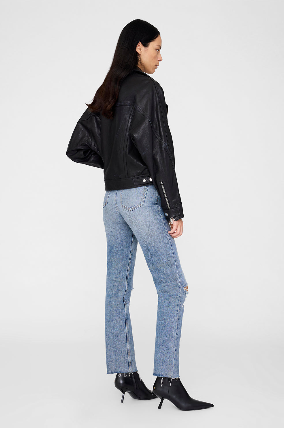 ANINE BING ライダースジャケット Anine Bing Black Benjamin Moto Jacket | David Jones