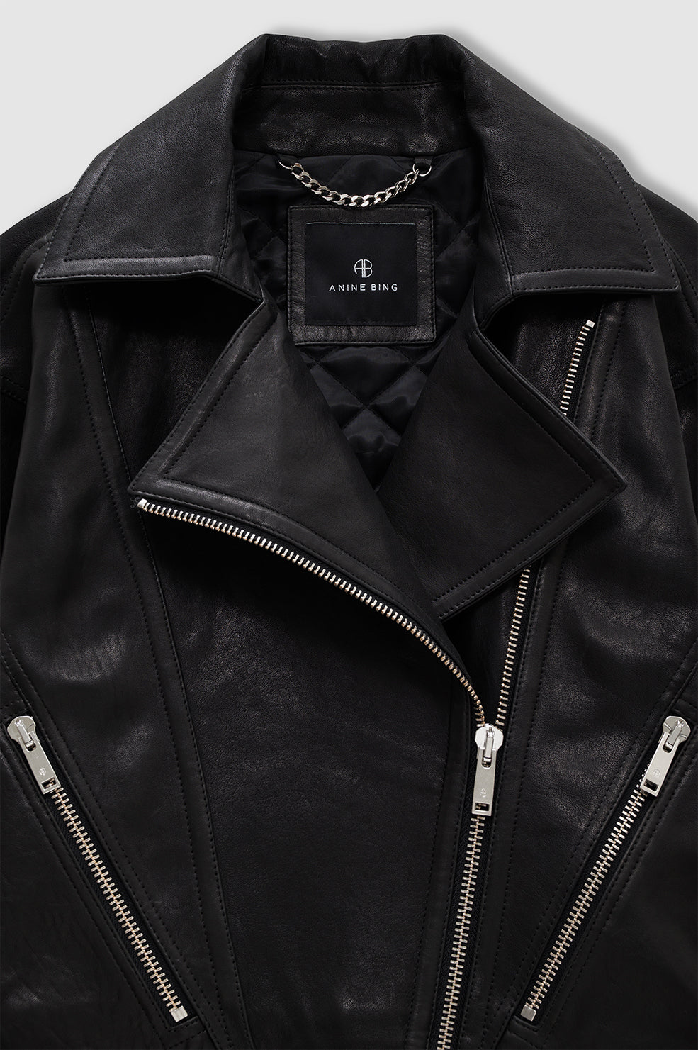 ANINE BING ライダースジャケット ANINE BING - Julie Jacket - Black Leather | Plush