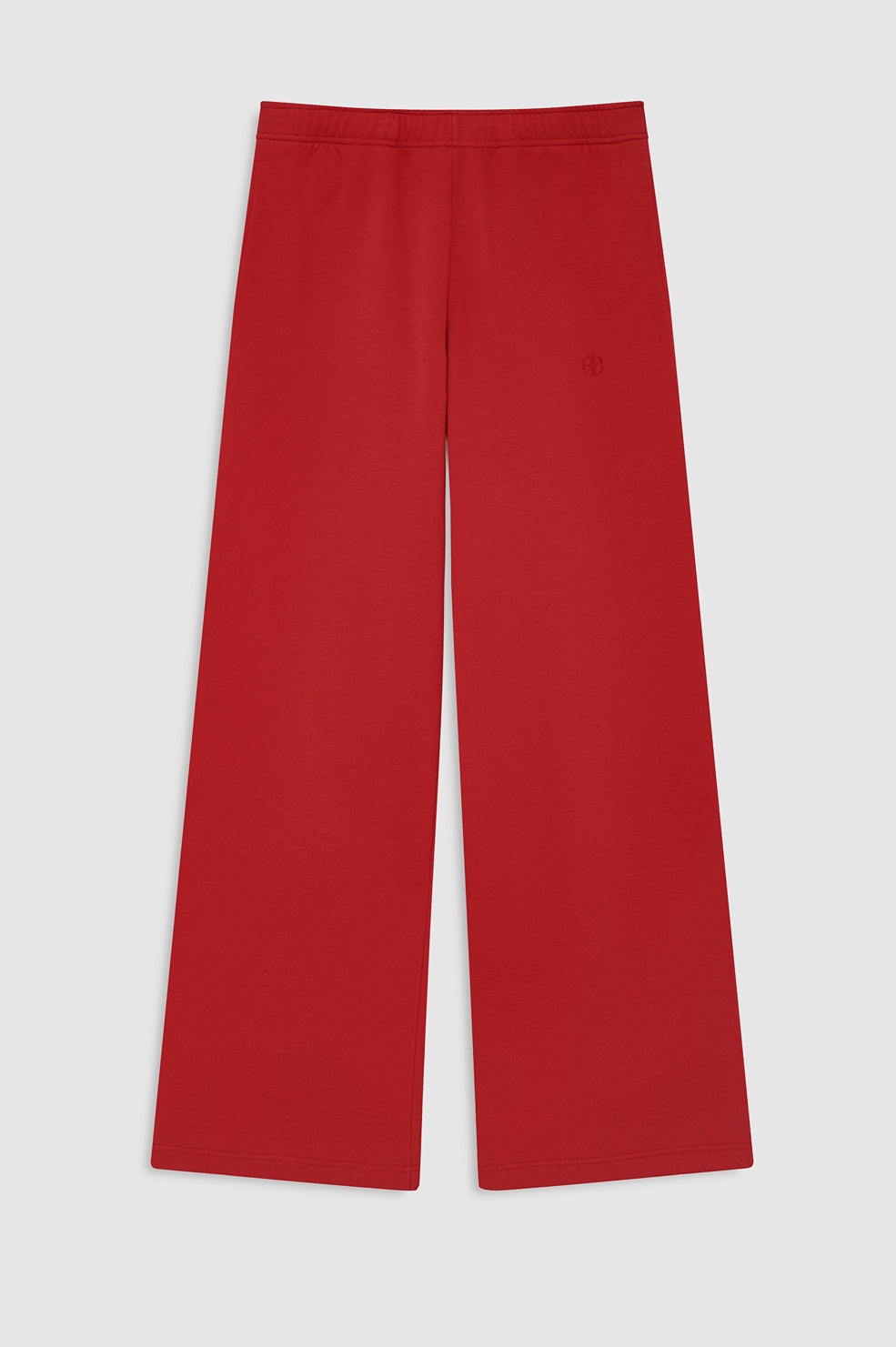 ANINE BING Kacey Sweatpant - Tango Red - on model front - front view