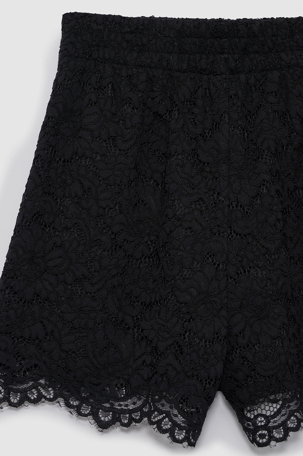 ANINE BING Kam Short - Black Lace - detail view