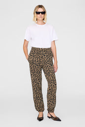 Karter Jogger Framed Monogram - Black And Brown Leopard XS