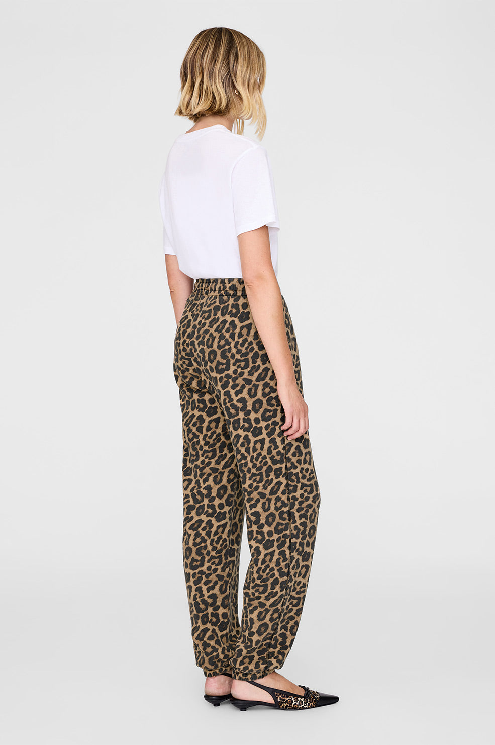Karter Jogger Framed Monogram - Black And Brown Leopard XS