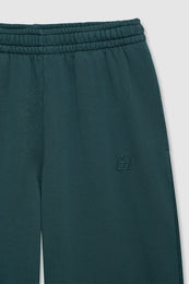 ANINE BING Karter Jogger Framed Monogram - Dark Teal - detail view