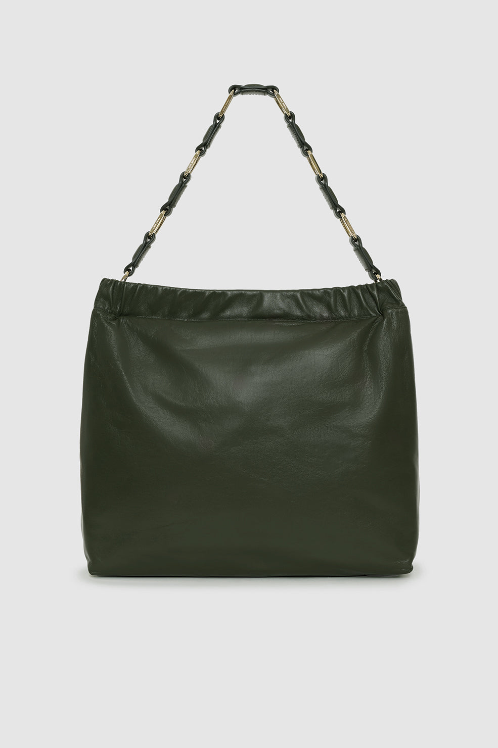 ANINE BING Kate Shoulder Bag - Olive - back view