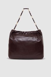 ANINE BING Kate Shoulder Bag - Bordeaux - Back View