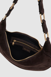 ANINE BING Kate Hobo Bag - Black - Inside View
