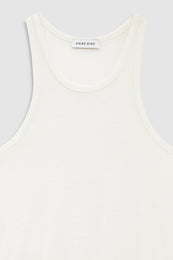 ANINE BING Kooper Tank - Cream - detail view