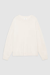 featured-img|ANINE BING Lee Crew Sweater - Cream - Front View