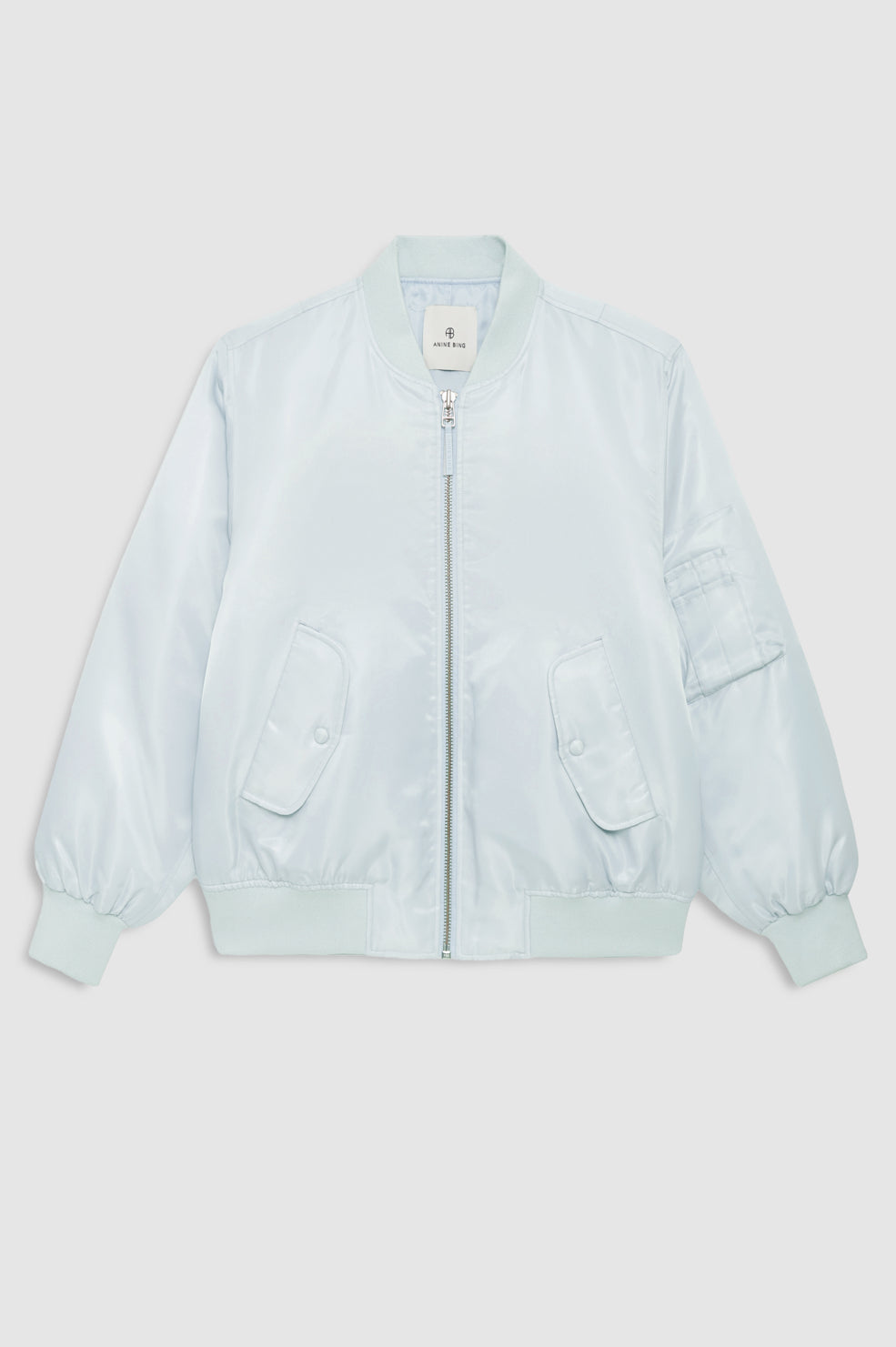 ANINE BING Leon Bomber - Spring Mint - front view