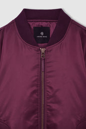 ANINE BING Leon Bomber - Fig - detail view