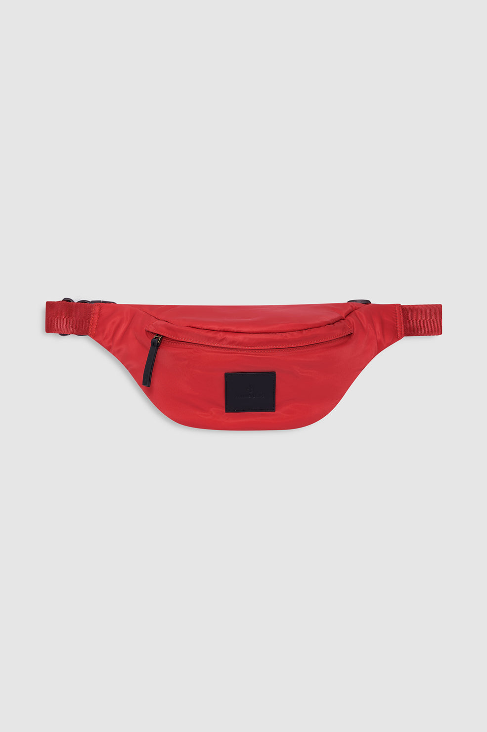 ANINE BING Leon Small Waist Bag Nylon - Tango Red - front view