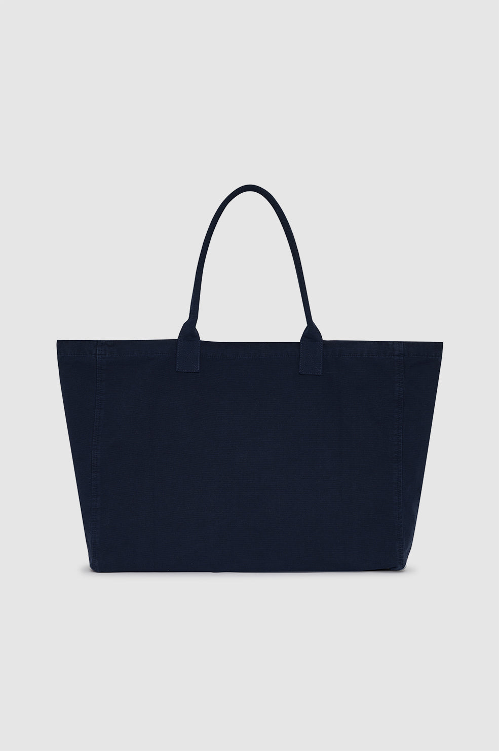 ANINE BING Leo Canvas Tote Collegiate - Blue - back view