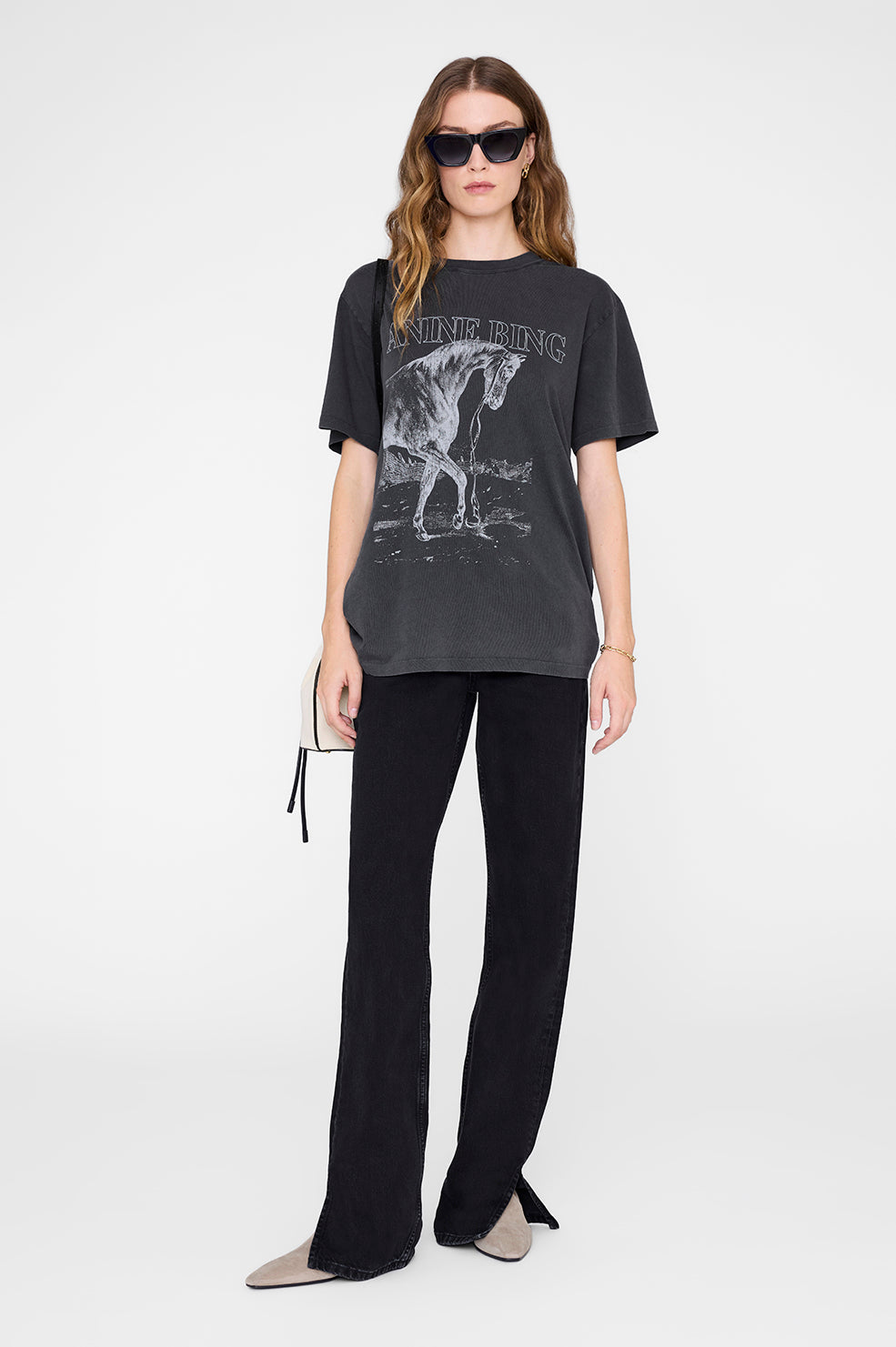 anine bing lili tiger tee ANINE BING Lili Tee