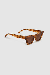 ANINE BING Lille Sunglasses - Tortoise - side view