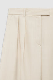 ANINE BING Lou Trouser - Ecru - detail view