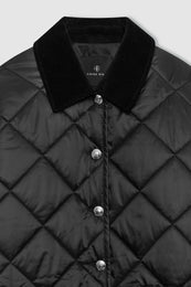ANINE BING Luca Padded Jacket - Black - detail view