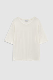 ANINE BING Margo Tee - Cream - front view