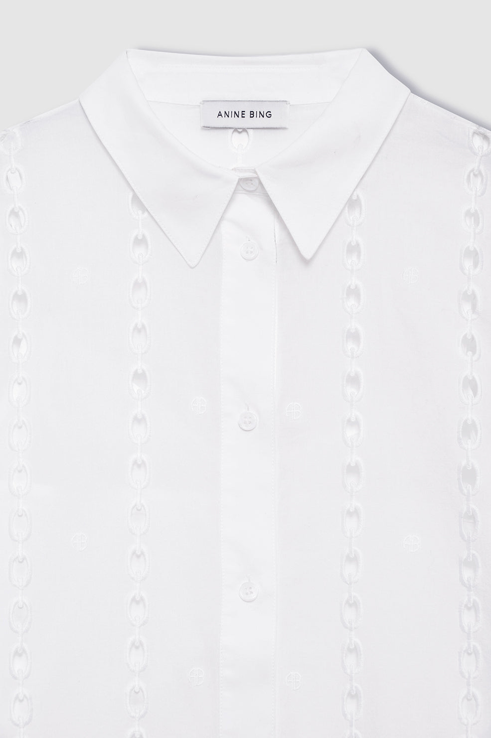 ANINE BING Marianne Dress - White - detail view