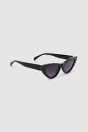 ANINE BING Marsais Sunglasses - Black - side view