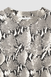 ANINE BING Miles Sweatshirt - Washed Python - detail view