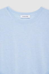 ANINE BING Moni Crop Tank - Pale Blue - detail view