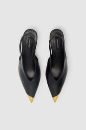 ANINE BING - Nelly Slingback Metal Toe - pair view