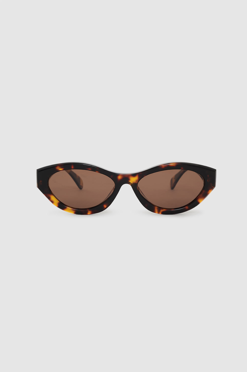 ANINE BING Nice Sunglasses - Dark Tortoise - front view