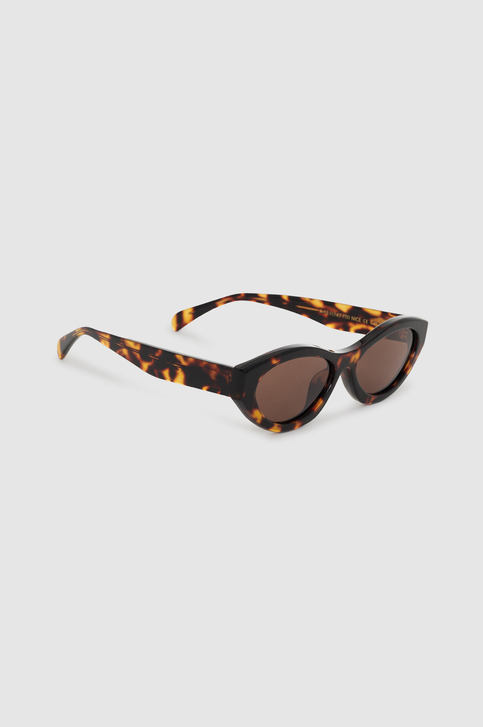 ANINE BING Nice Sunglasses - Dark Tortoise - side view