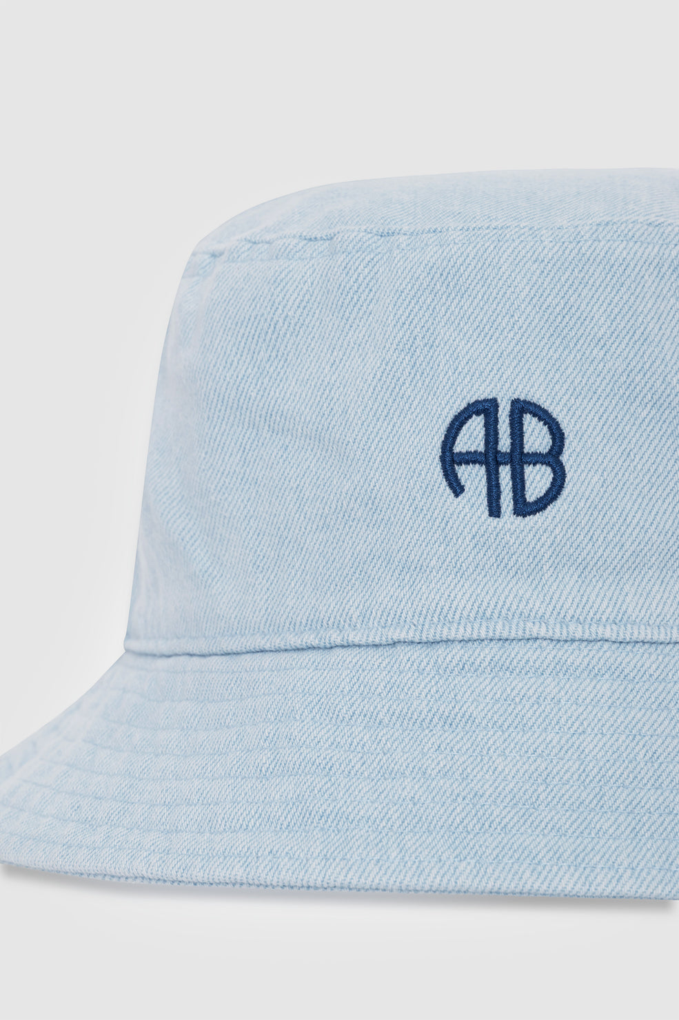 ANINE BING Nicks Bucket Hat - Lucid Blue - detail view