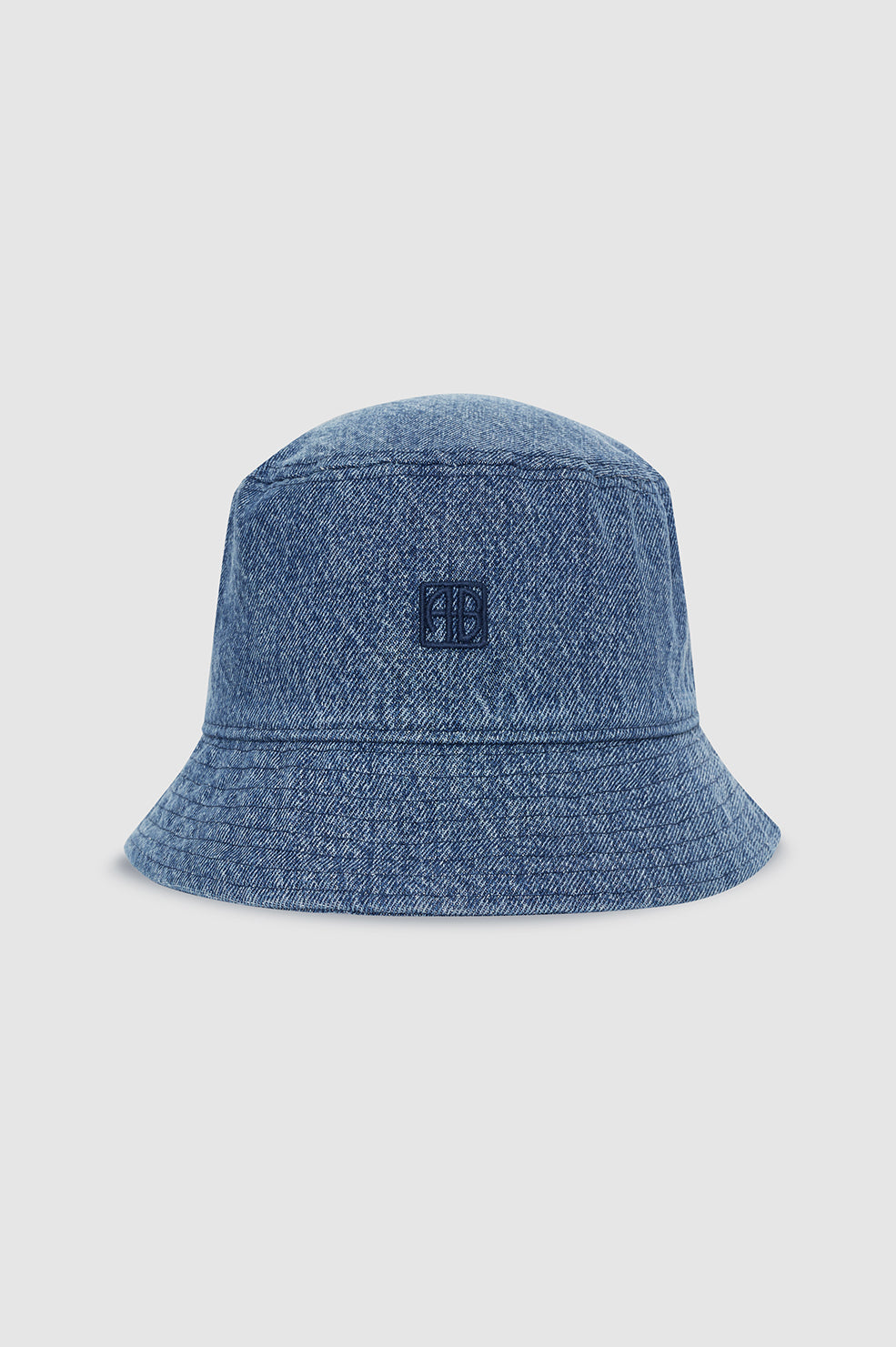 ANINE BING Nicks Bucket Hat - Shadow Blue - front view