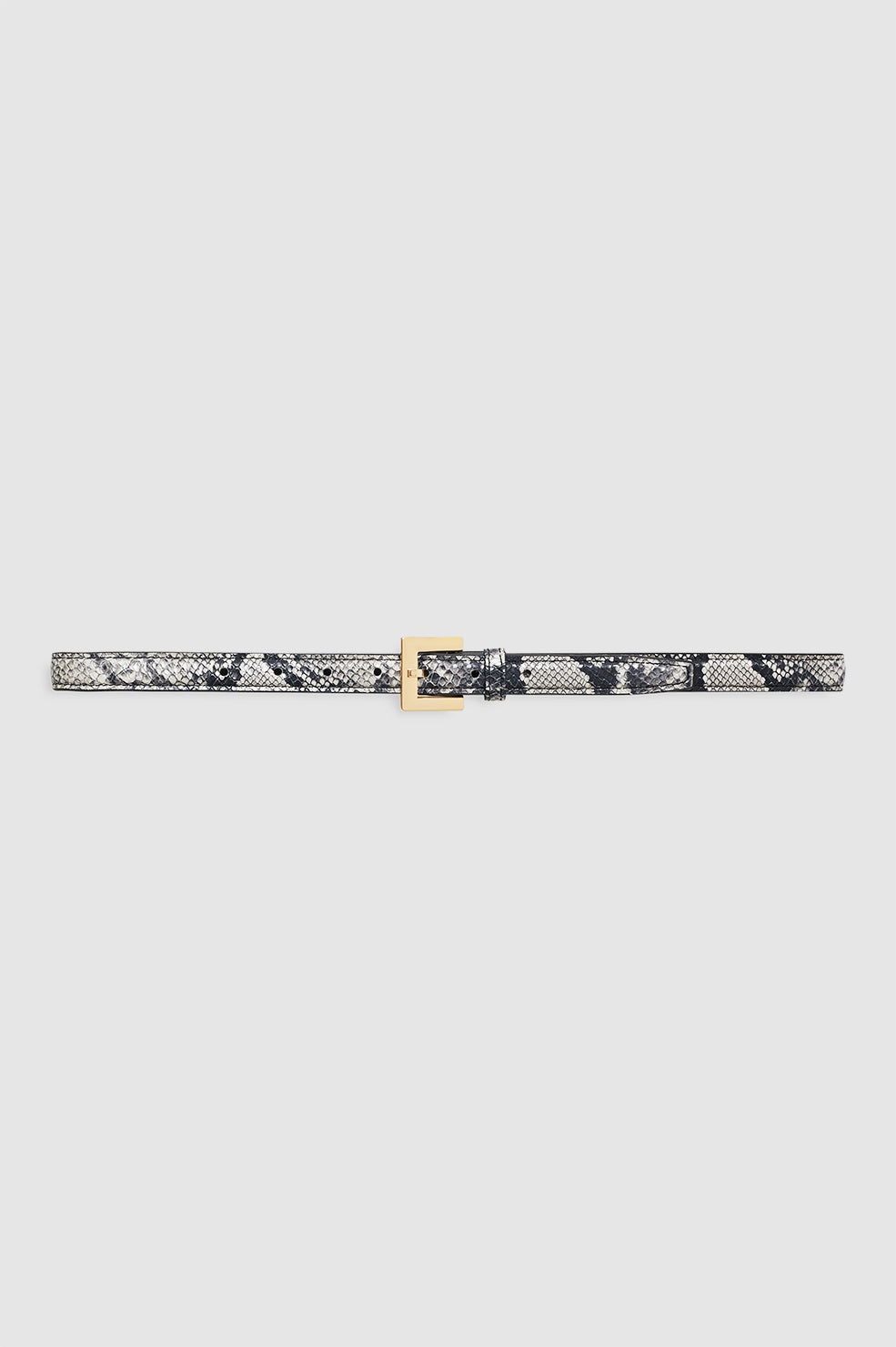 Nicola Belt - Black And White Snake XS/S