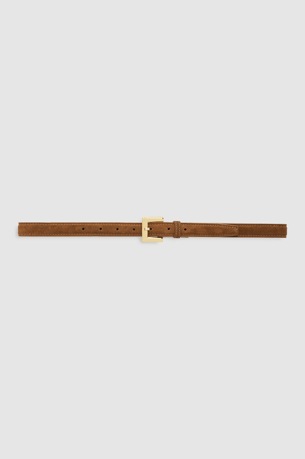 ANINE BING Nicola Belt - Tobacco - front view
