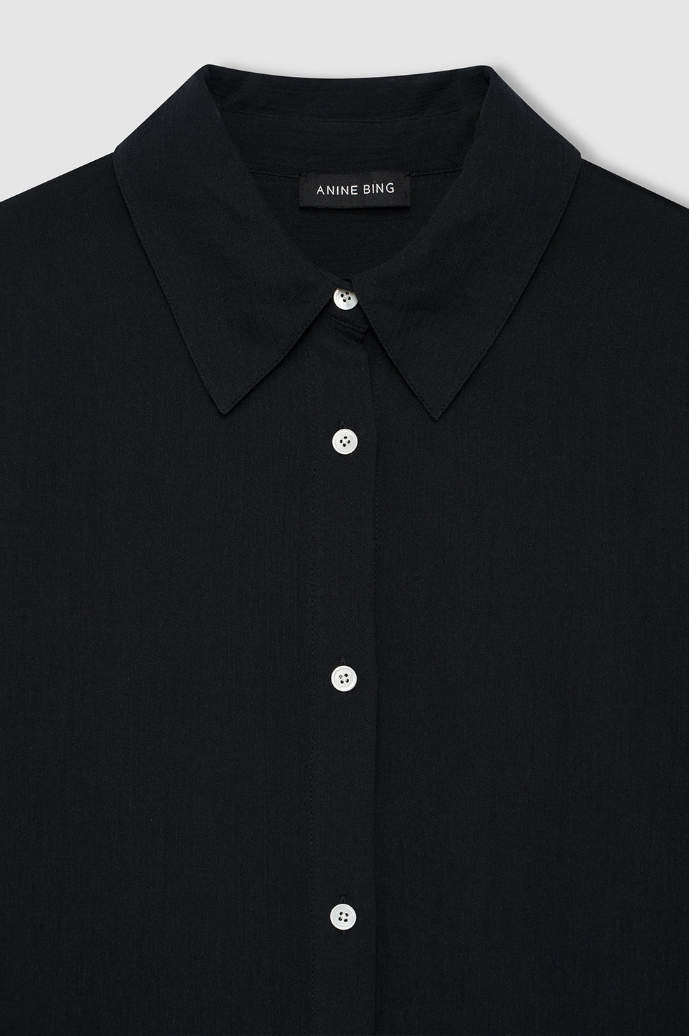 ANINE BING Noemi Dress - Black - detail view