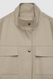 ANINE BING Odin Jacket - Beige - detail view
