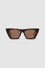 ANINE BING Paris Sunglasses - Tortoise - front view