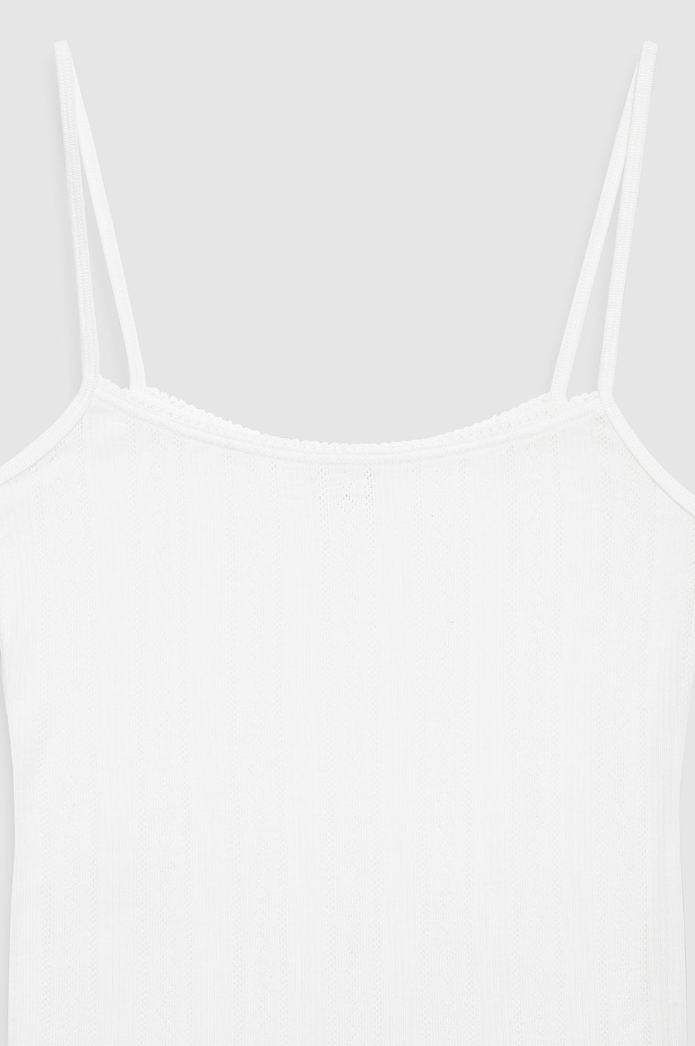 ANINE BING Pia Cami Tank - Off White thumbnail
