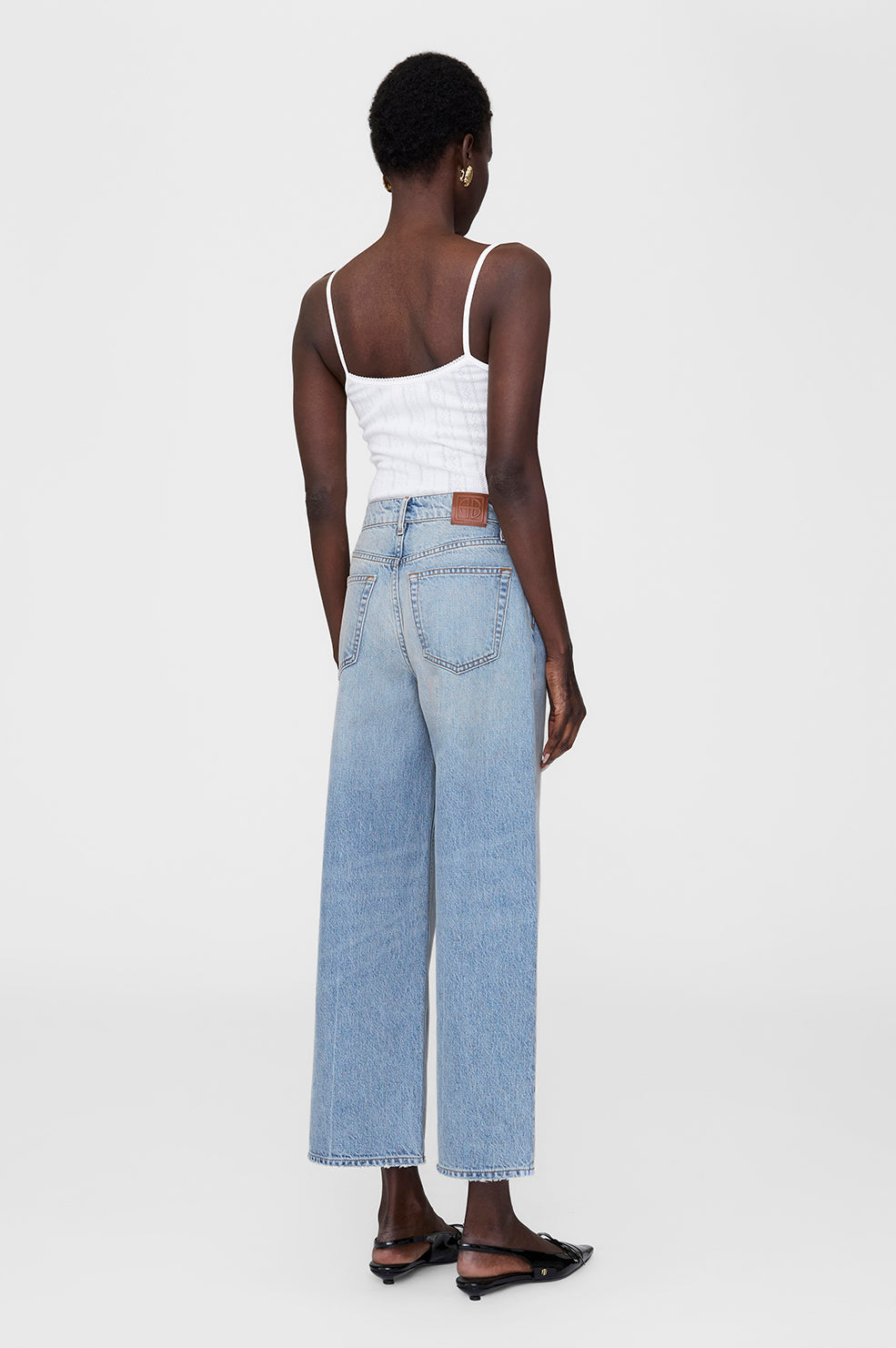 ANINE BING Pia Cami Tank - Off White thumbnail