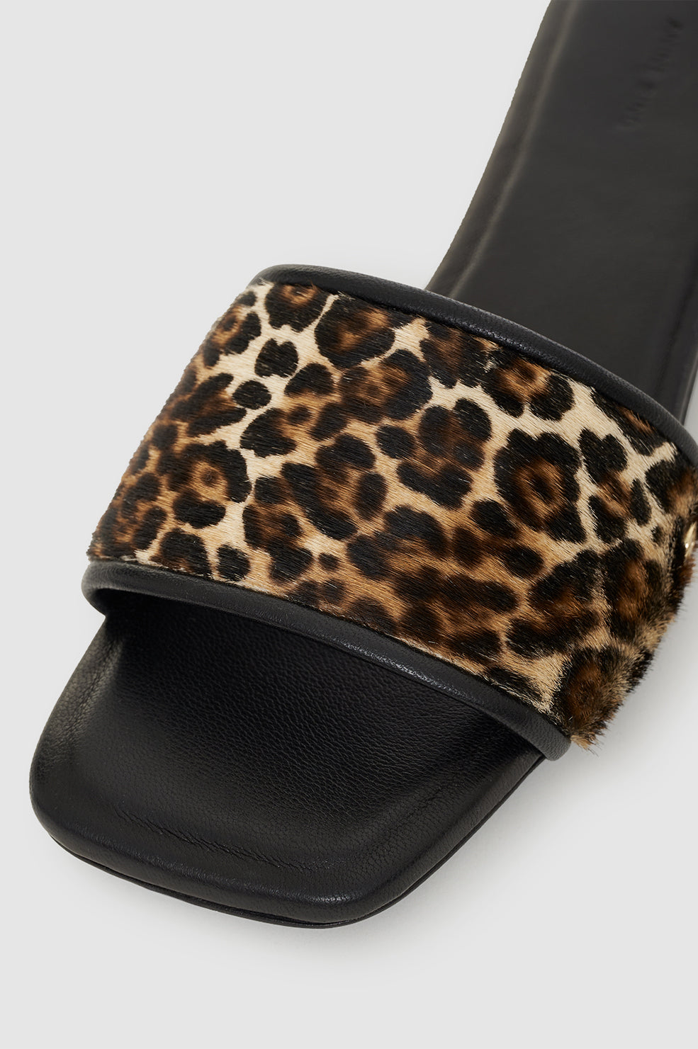 ANINE BING Ria Slides - Leopard - detail view