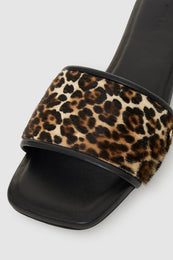 ANINE BING Ria Slides - Leopard - detail view