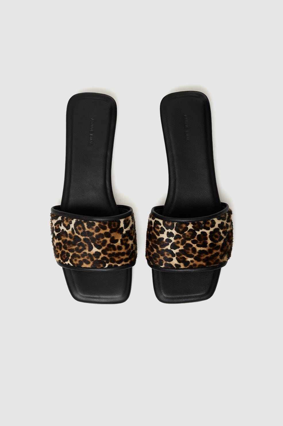 ANINE BING Ria Slides - Leopard - top view