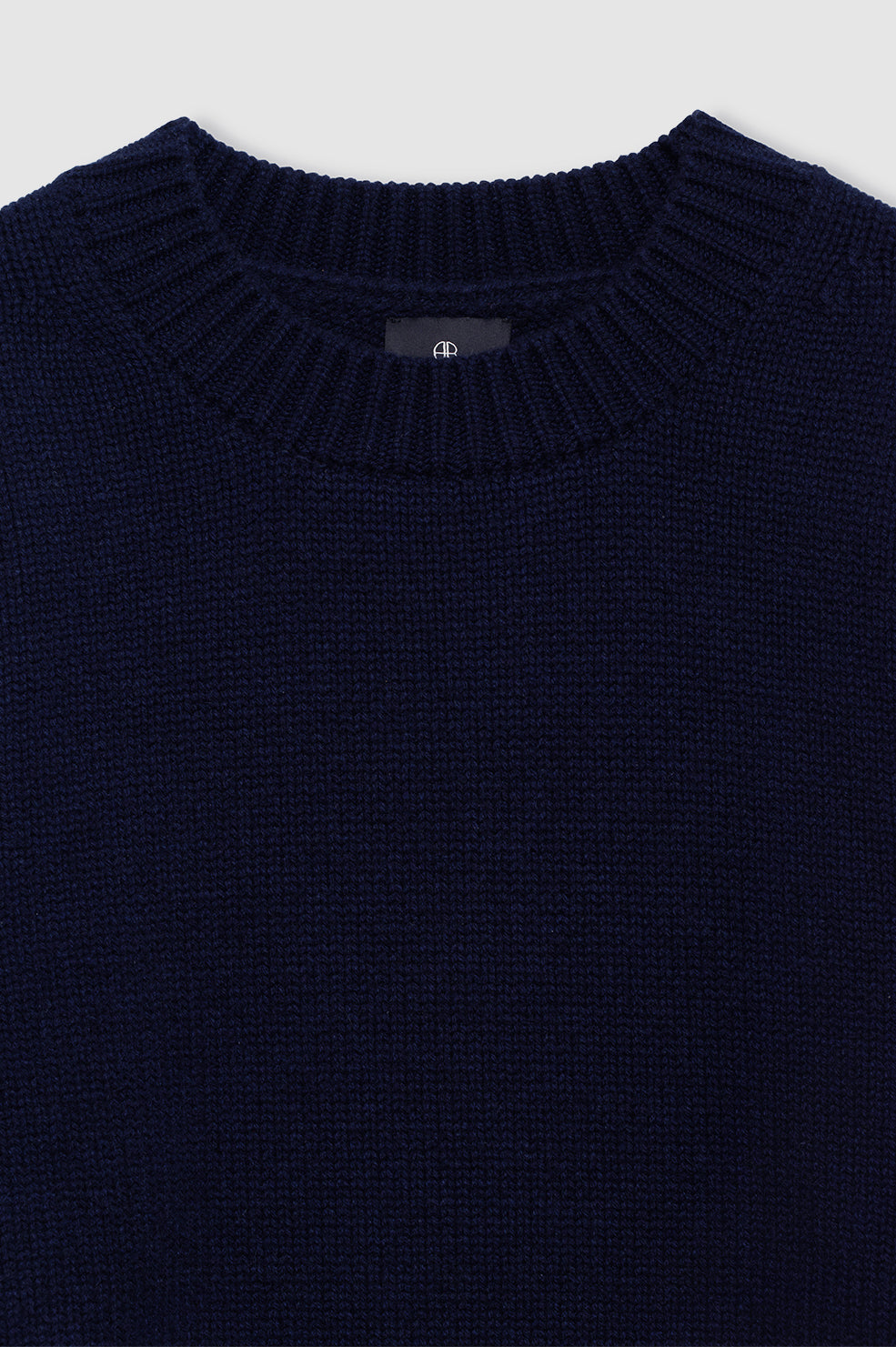 ANINE BING Roni Sweater - Midnight Blue - detail view