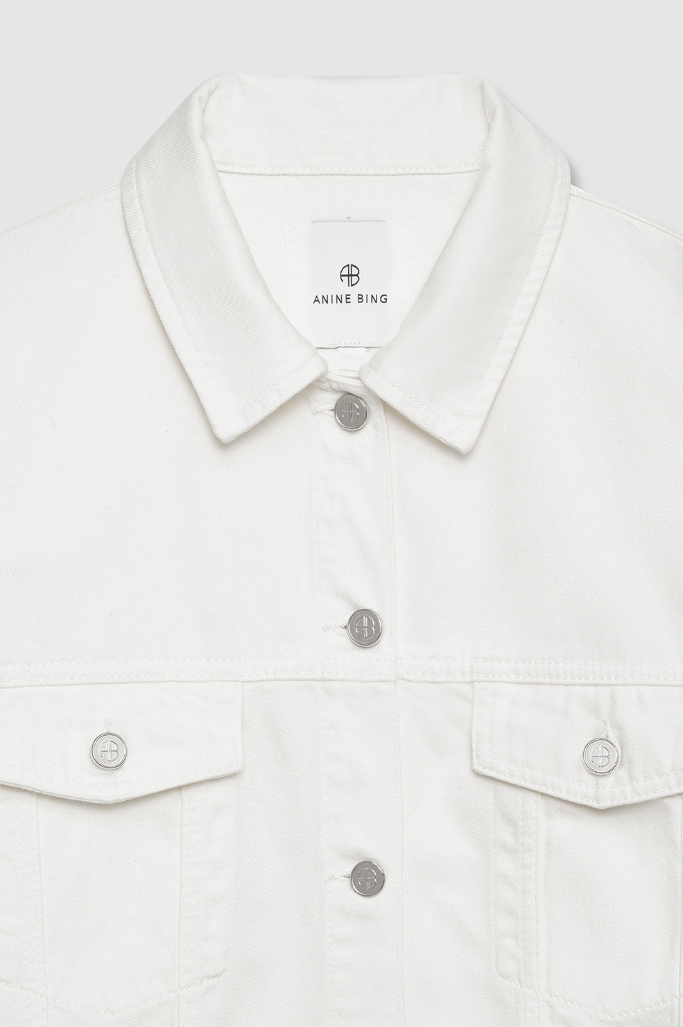 ANINE BING Rory Jacket - Ecru - detail view