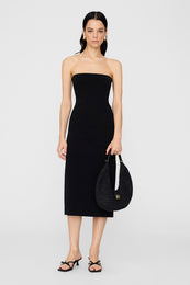 ANINE BING Rosa Dress - Black - on model front