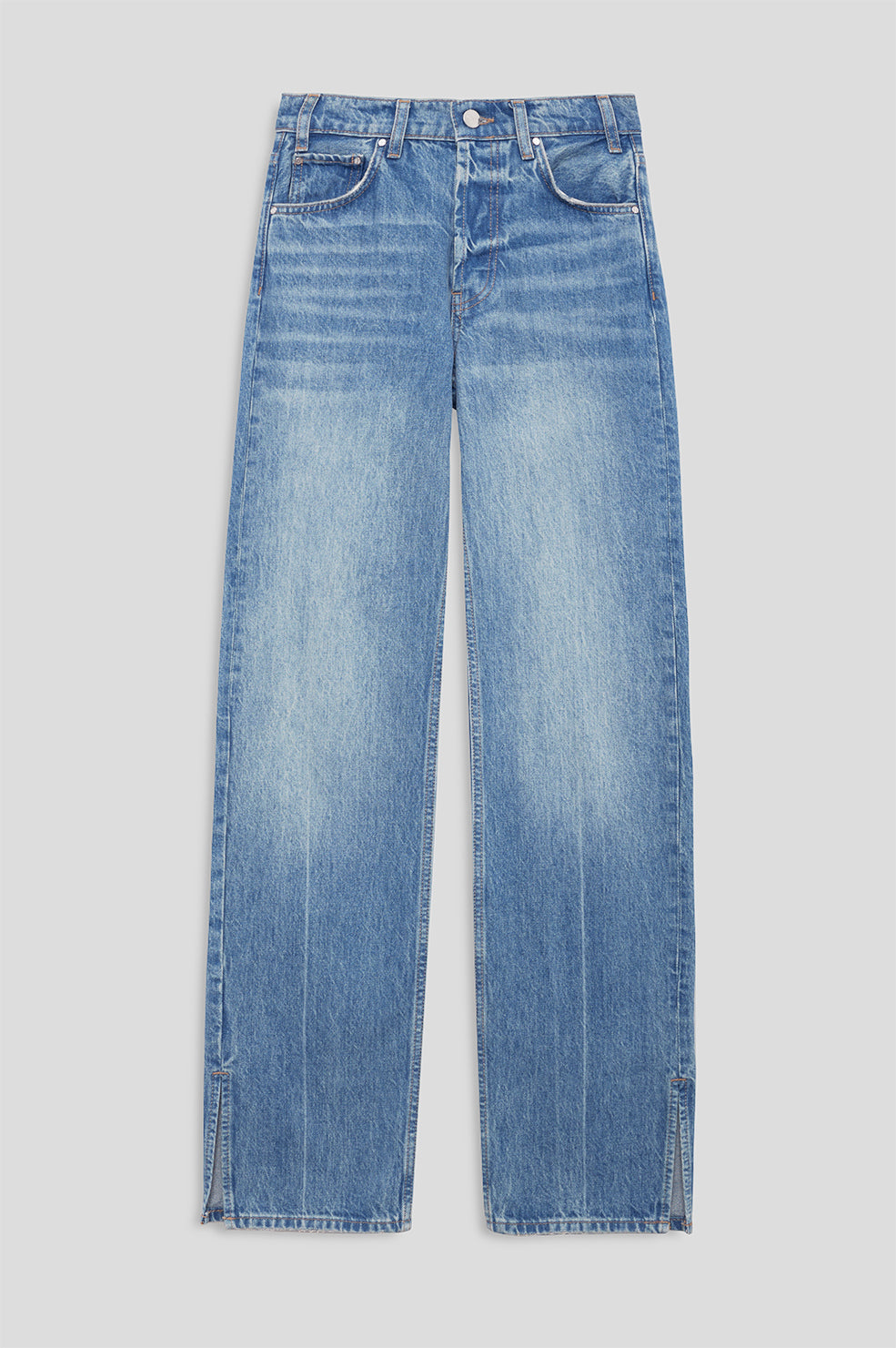 ANINE BING Roy Jean - Nordic Blue - front view 