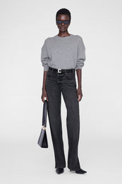 ANINE BING Roy Jean - Shadow Grey - on model front