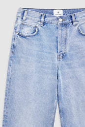 ANINE BING Roy Jean 31" - Blue Glow - detail view